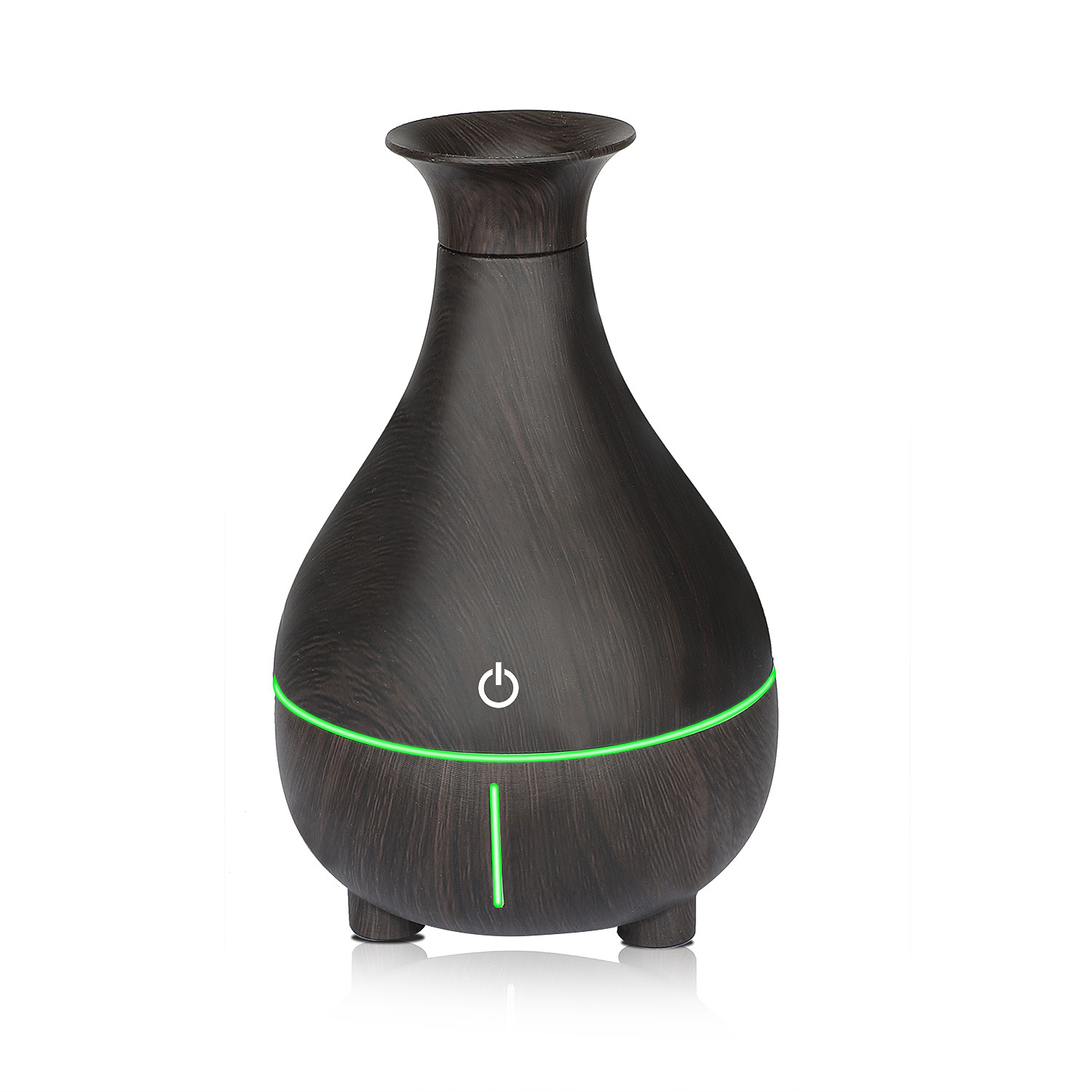 Hot-Selling Wooden Grain 6 Led Colors 220ml Humidifier