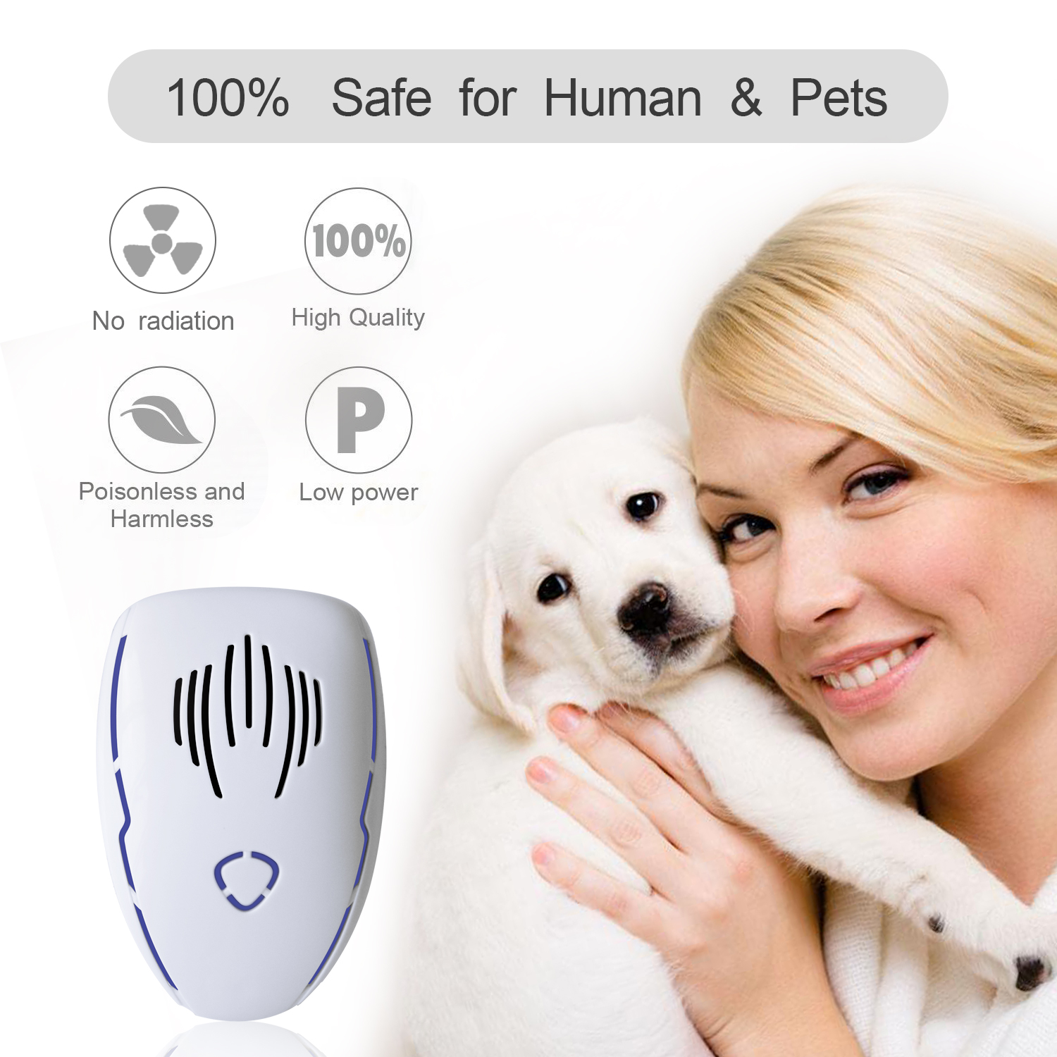 Ultrasonic Pest Reject Electronic Rat Mice Repeller