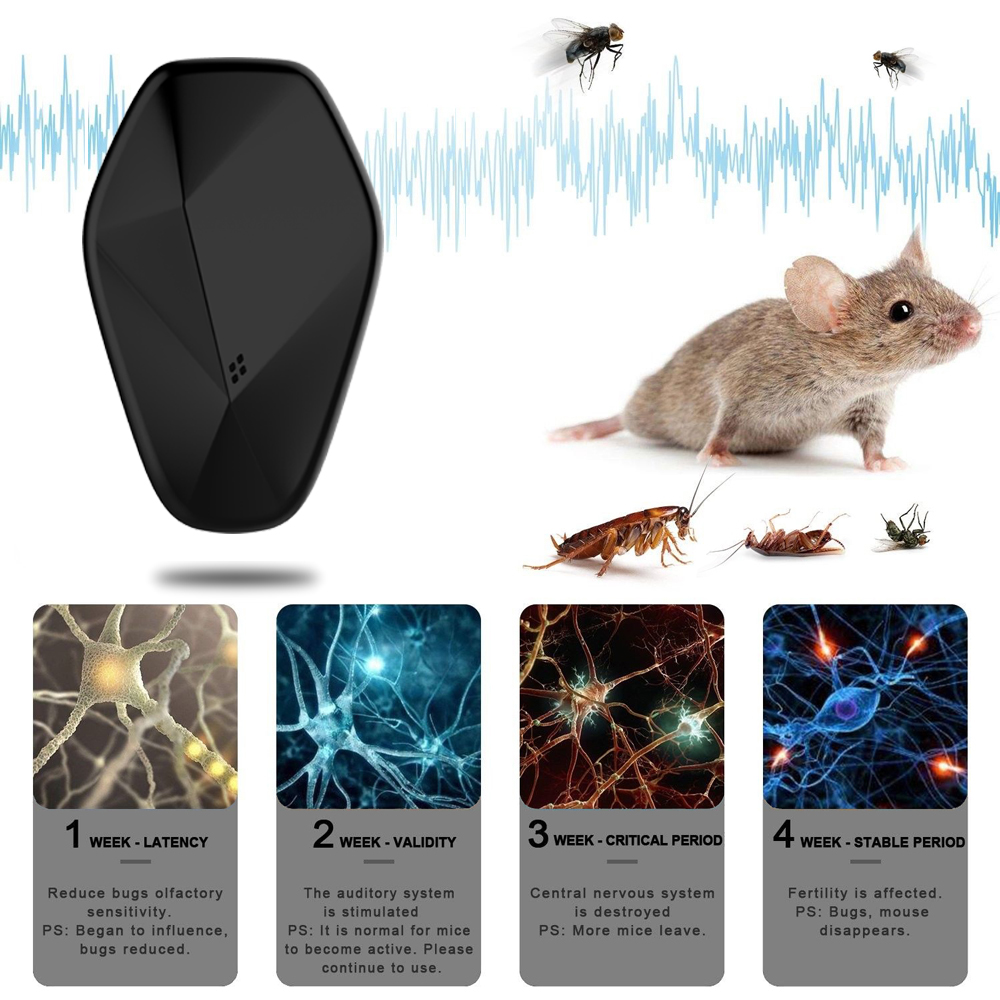 New Design Electronic Ultrasonic Mice Mosquito Pest Repeller