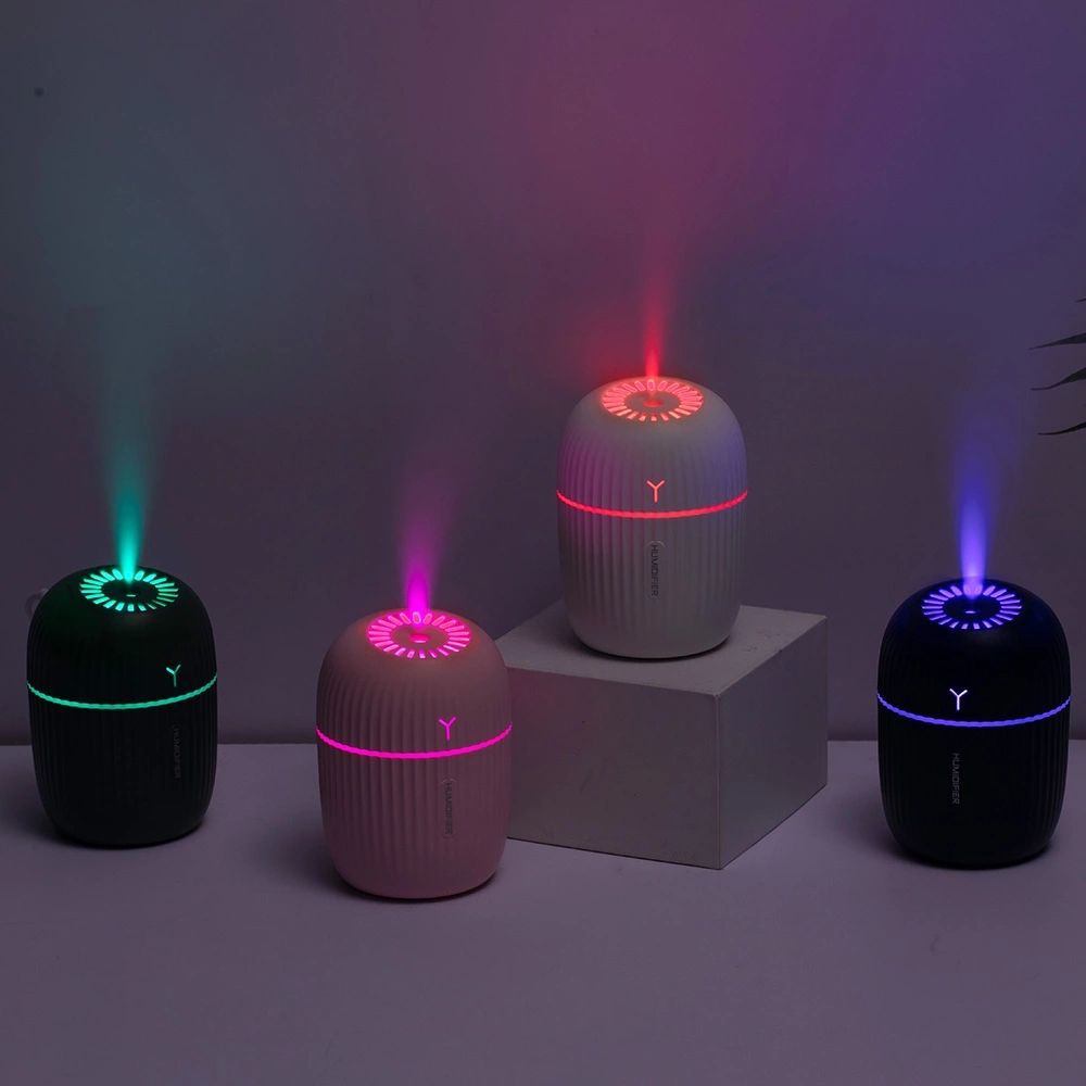 New USB Colorful Night Light Humidifier Car Home Office Mini Mute Sprayer