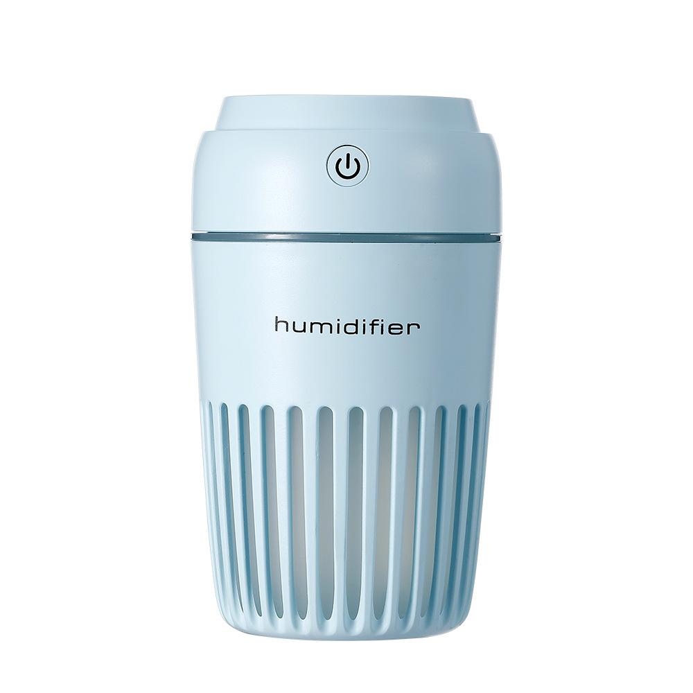 Colorful Lamp Time Cup Humidifier Fashion Delicate Moisturizer Dry Water Portable Bedroom Air-Conditioning Room Car